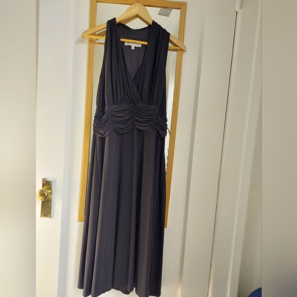 Elegant Black Halter Dress